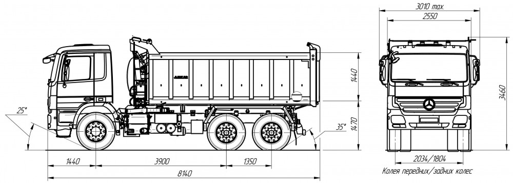 Mercedes benz actros схема