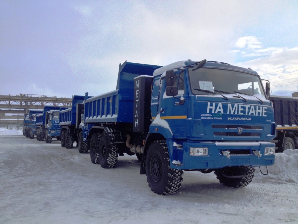 Самосвал Скания на метане