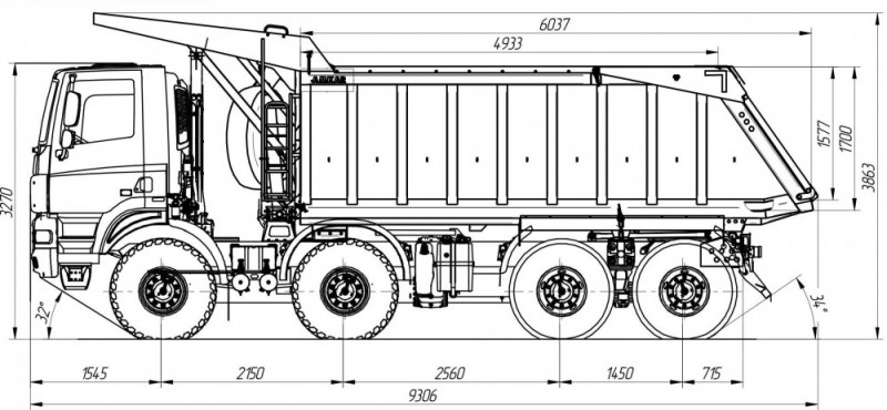 Самосвал AMKAR-658966