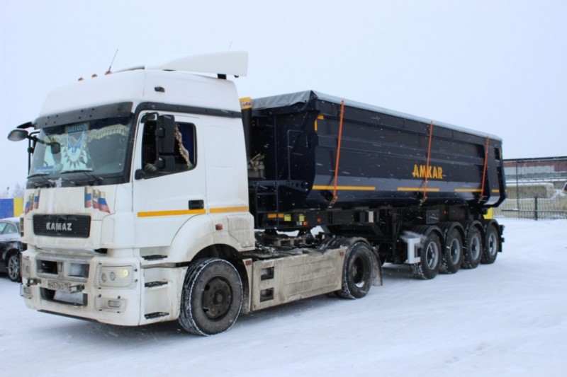 Полуприцеп самосвальный AMKAR-АМ9564-04FS